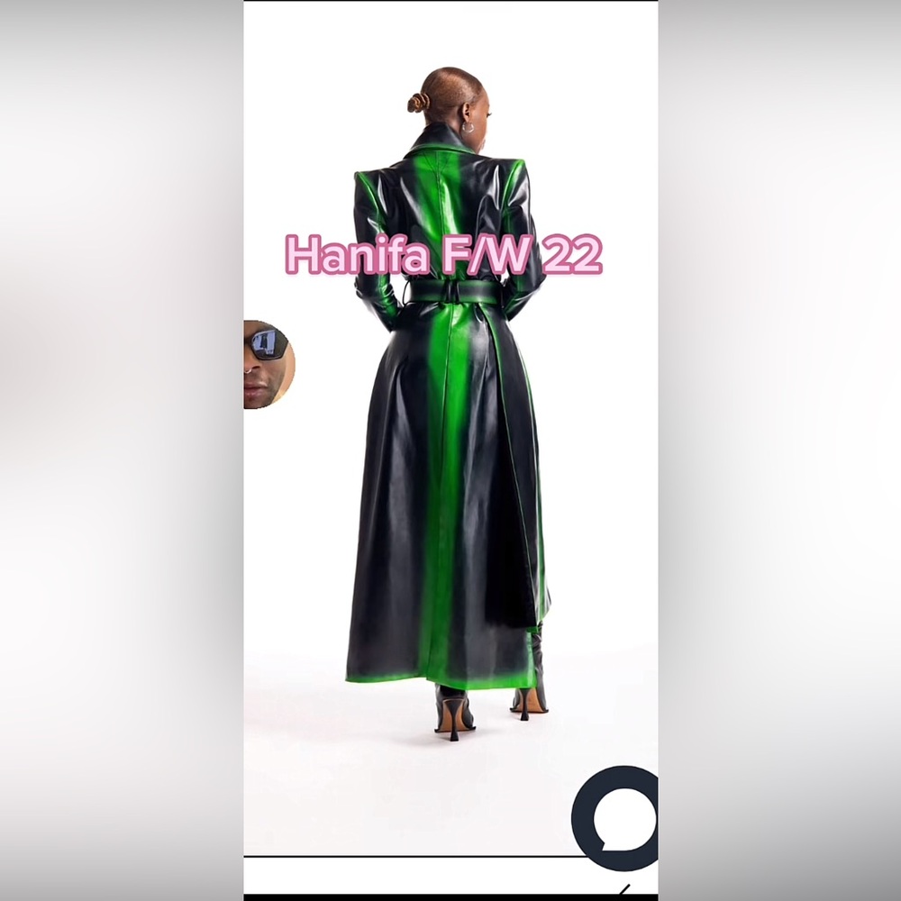 Hanifa long leather coat
As seen on Nicky Minaj - Picture 10 of 13